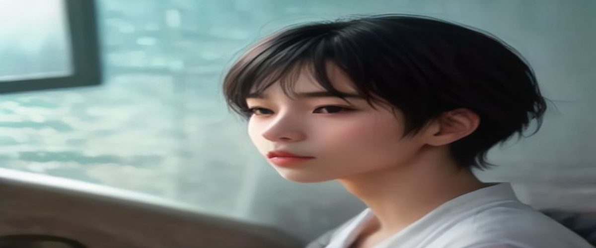 奶水动漫平台首页大图，温暖橙色调插画风格，一位年轻妈妈怀抱萌宝在明亮育儿房间哺乳，周围飘浮着可爱的动漫元素与哺乳科普图标，画面温馨治愈